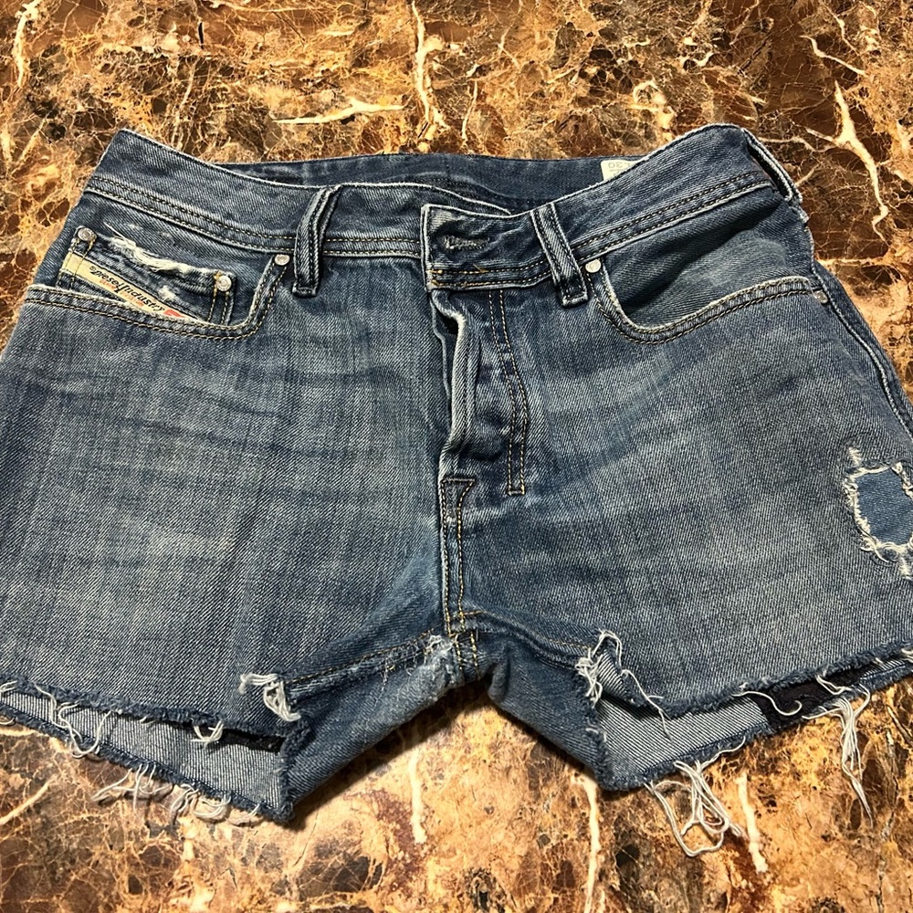 Diesel Industry Denim  Division Made in Italy Womens Size 30 Frayed Deni…